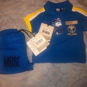 MOSCHINO BABY OUTFIT 3/6 MONTHS